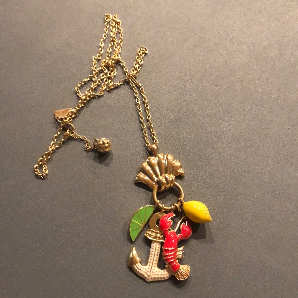 Lilly Pulitzer nautical and zesty necklace